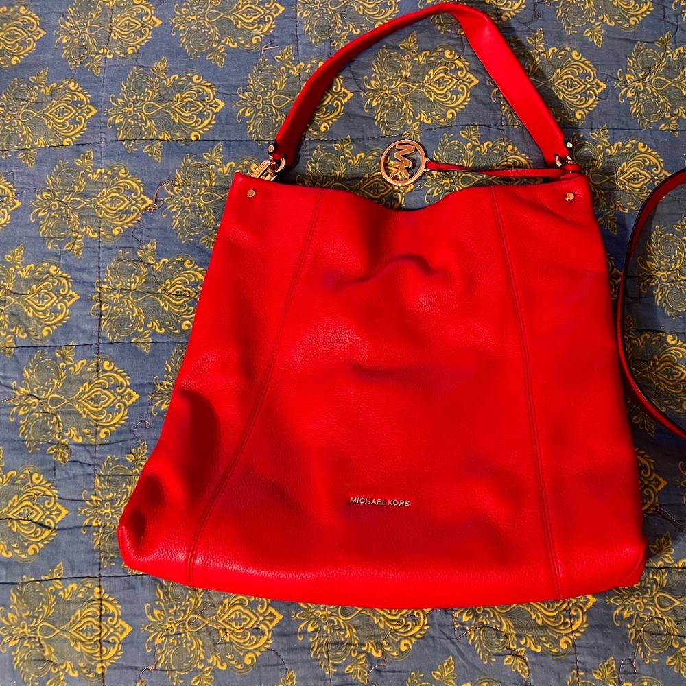 Michael Kors Red Hand Bag